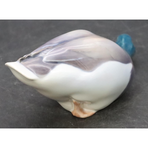 97 - A Royal Copenhagen figure of a Mallard duck, number 120, 18.5cm long