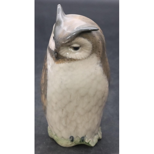 98 - A Royal Copenhagen figure of a long eared owl, number 2999, 14.8cm high