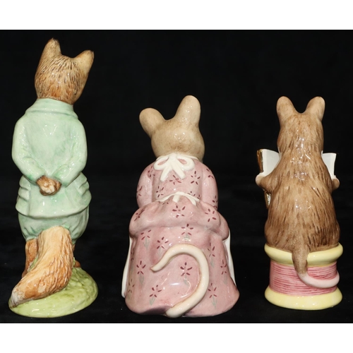 20 - 3 Beswick large Beatrix Potter figures 