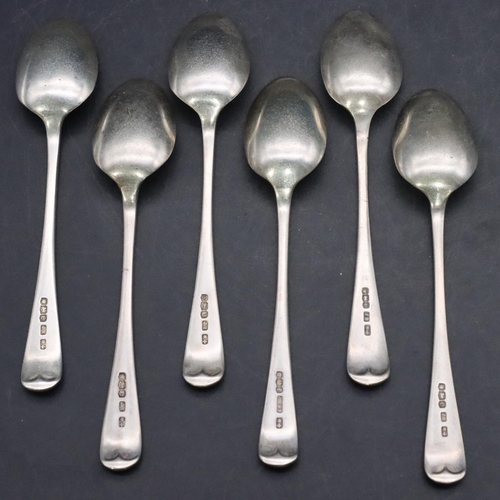 507 - A set of 6 Sheffield silver teaspoons, 3 oz