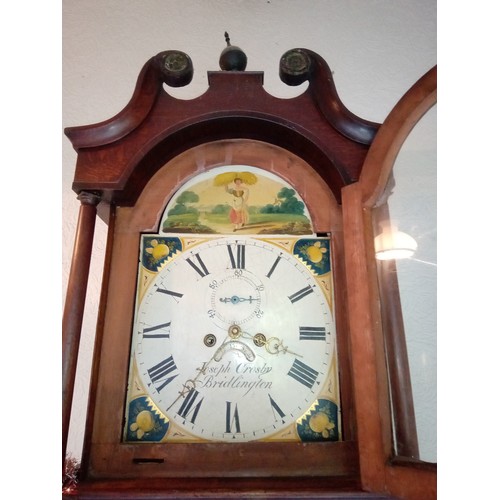 8320 - An English Longcase Grandfather Striking Clock with painted dial circa 1800 – 1825 by Joseph Crosby ... 