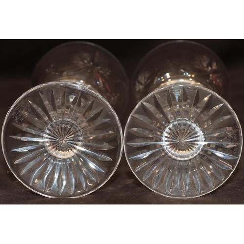 8337 - A pair of Waterford crystal 