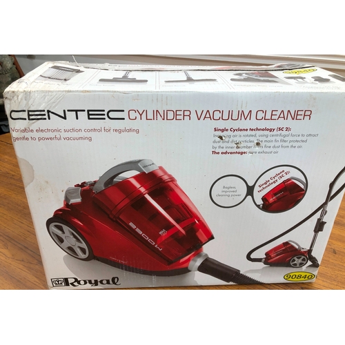 9085 - A Centec Cylinder Vacuum cleaner 2300w, M2827-9, in original packaging (unused).