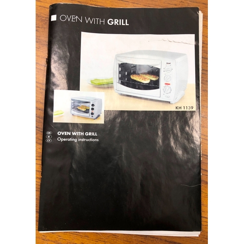 9088 - A Bifinett tabletop oven and grill model KH1139 in original packaging (unused).