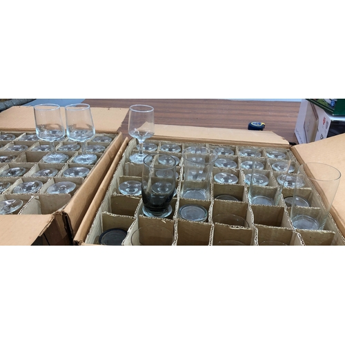 9094 - 2 boxes of mainly Dema small wine glasses (71 in total)