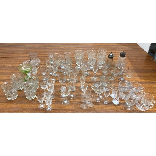 9116 - A large quantity of various drinking glasses etc.