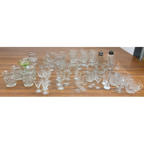 9116 - A large quantity of various drinking glasses etc.