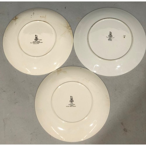 9220 - 3 Royal Doulton Series Ware plates 