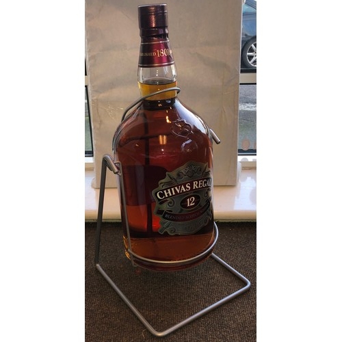 9173 - A Chivas Regal Aged 12 Year Blended Scotch Whisky, 4.5ltr, on metal frame