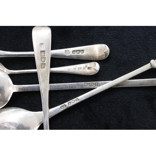 135 - A set of 6 George V silver seal topped teaspoons, Sheffield 1916/17, 3 other silver seal topped teas... 