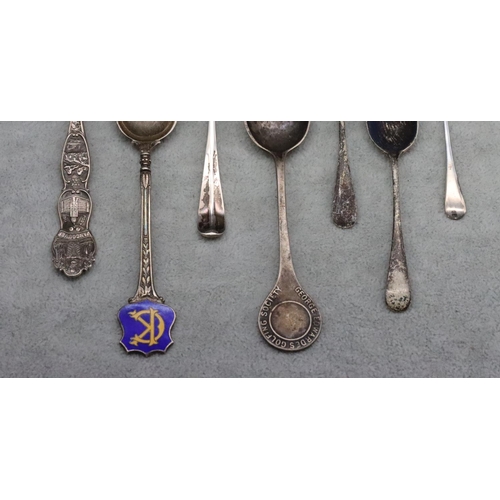 229 - 7 various silver spoons, 2.7oz