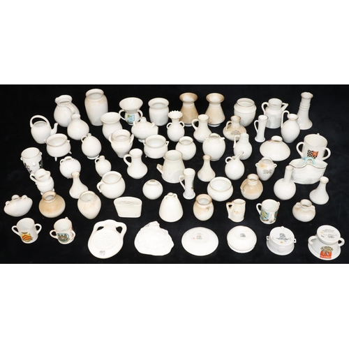 28 - 62 W H Goss crested china items