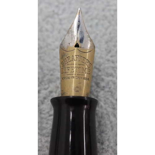 299 - A black Sheaffer fountain pen