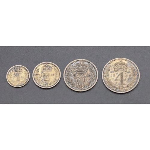 356 - A George VI silver Maundy coin, full set, 1946