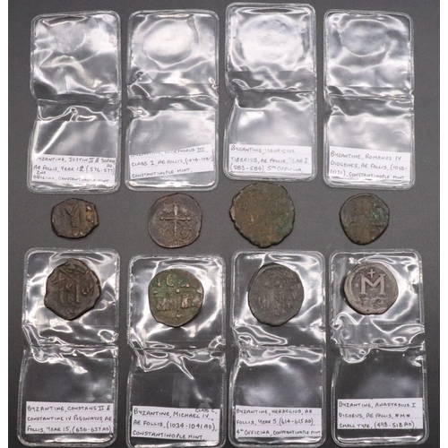 359 - A selection of Byzantine coins of various rulers