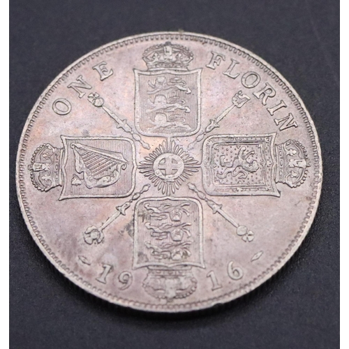 360 - A high grade silver Florin, 1916