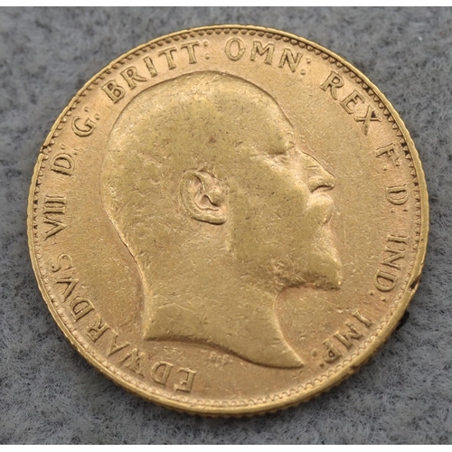 398 - An Edward VII gold sovereign, 1906