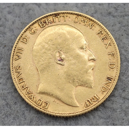 399 - An Edward VII gold half sovereign, 1903