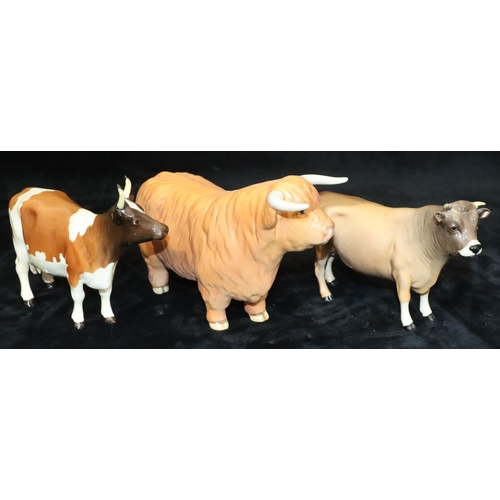 48 - 2 Beswick figures of cattle 