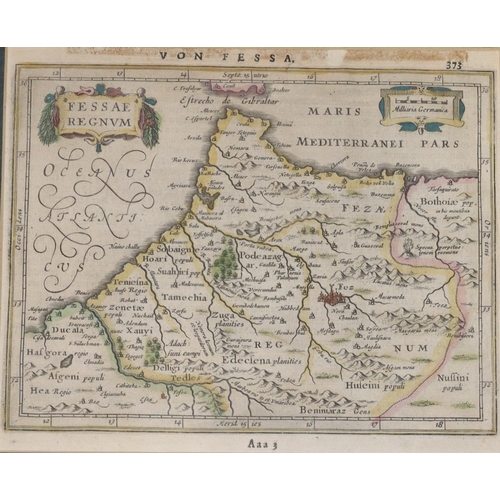 491 - 2 Continental antique hand coloured maps, 