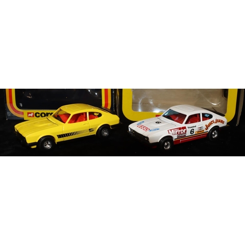 501 - 2 Corgi Ford Capris no's 312 and 343 (both boxed)