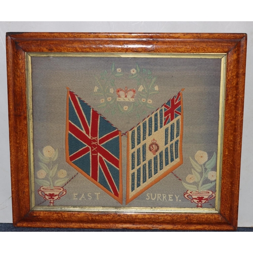 506 - A military needlework tapestry 