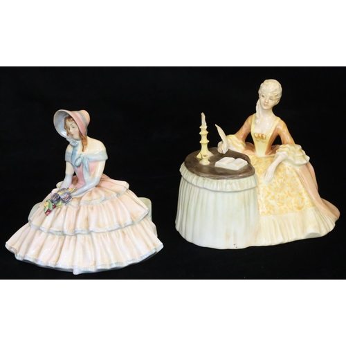 80 - 2 Royal Doulton figurines 