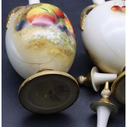 14 - A pair of Royal Worcester 