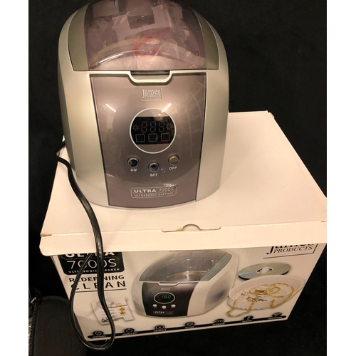 1081 - An Ultra 7000S Ultrasonic cleaner, boxed, as new, an Electric Muscle Stimulator, Cefar Activ4, boxed... 