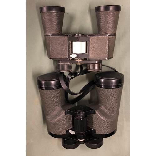 1153 - A pair of Swift Newport Mk II 10 x 50 binoculars in leather case and a pair of Mirador binoculars No... 