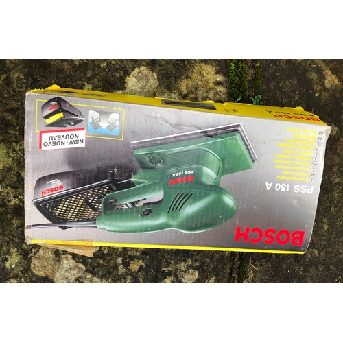 1241 - A Bosch PHO 2-82 planer, a Bosch PST 65 AE Orbital jigsaw, a Bosch PSS 200 A sander, a Bosch PSS 150... 