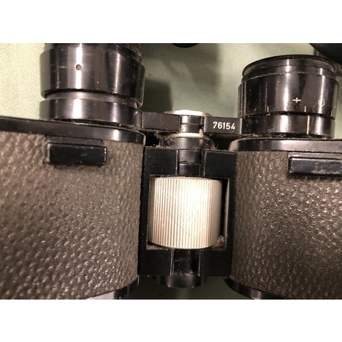 1153 - A pair of Swift Newport Mk II 10 x 50 binoculars in leather case and a pair of Mirador binoculars No... 