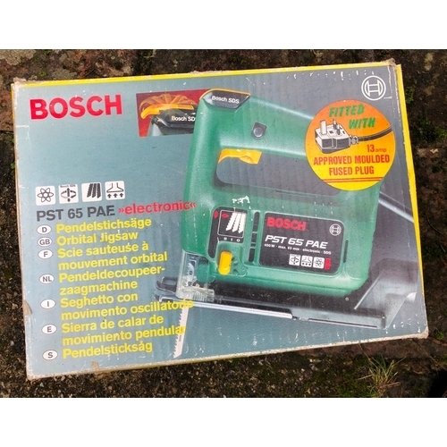 1241 - A Bosch PHO 2-82 planer, a Bosch PST 65 AE Orbital jigsaw, a Bosch PSS 200 A sander, a Bosch PSS 150... 