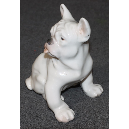 98 - A Bing & Grondahl Copenhagen figure of a seated Bulldog puppy, 1983, 12.8cm high