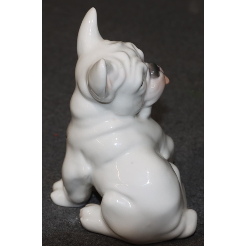 98 - A Bing & Grondahl Copenhagen figure of a seated Bulldog puppy, 1983, 12.8cm high