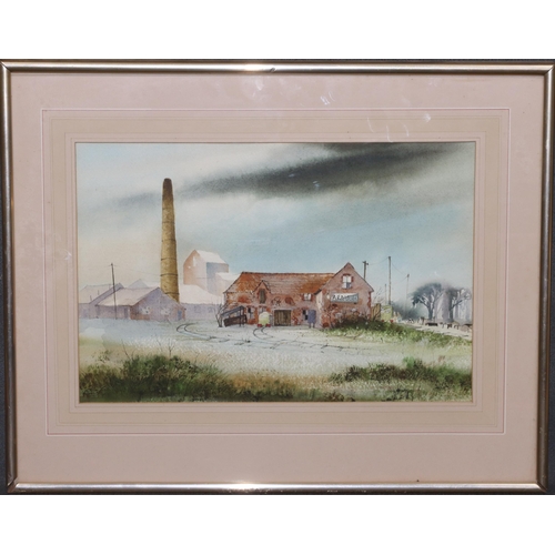 198 - Roy James Holding, watercolour, 30cm x 444.5cm, 