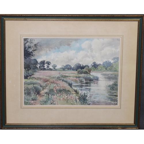 202 - Albert Houghton, watercolour, 27cm x 38cm, 