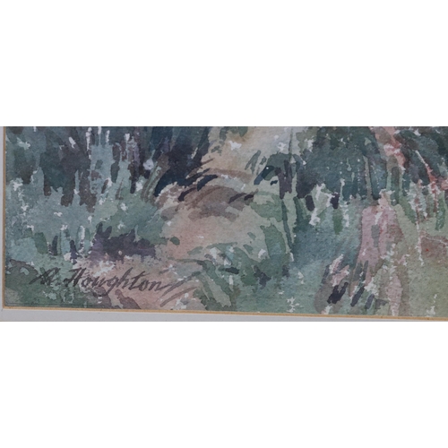 202 - Albert Houghton, watercolour, 27cm x 38cm, 