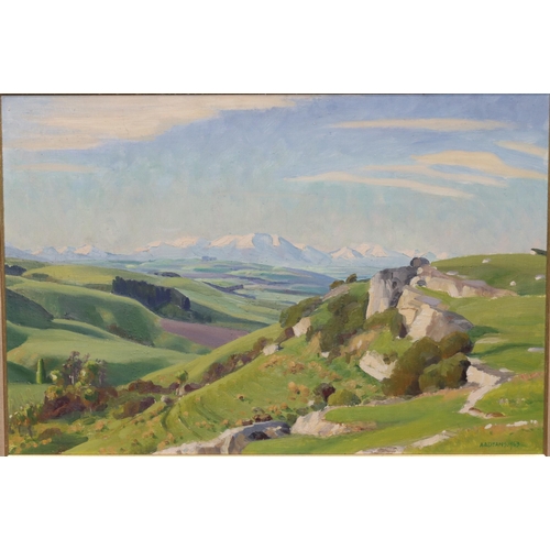 209 - Austen A Deans (1915-2011, New Zealand), oil on board, 47cm x 70cm, 