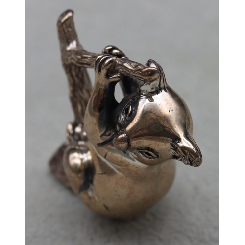 257 - A Saturno 925 silver Koala on branch, 3.5cm high, 0.97oz