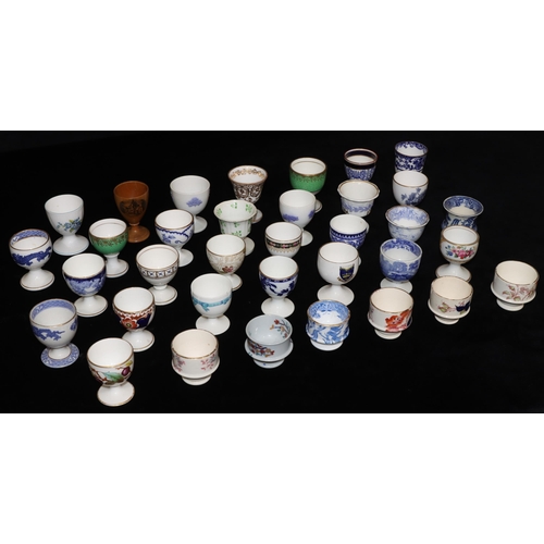 31 - 35 various china and other egg cups