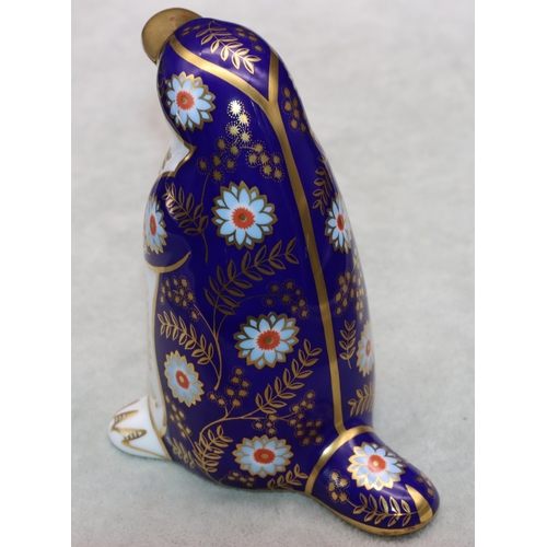 70 - A Royal Crown Derby paperweight in the form of a platypus, 12cm high