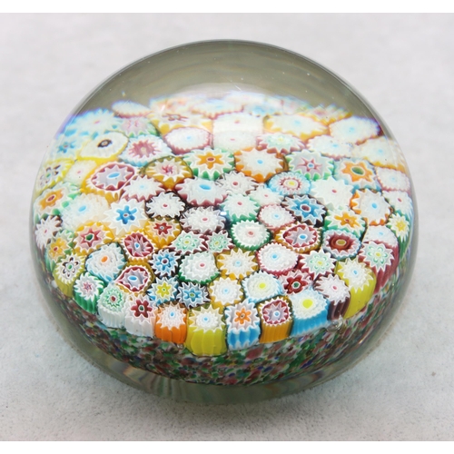 74 - A large Millefiori paperweight, 10.5cm diameter