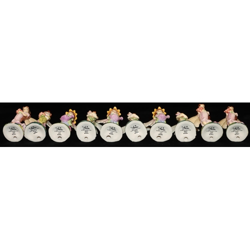 11 - A set of 10 Royal Doulton Walt Disney miniature Fairies, 