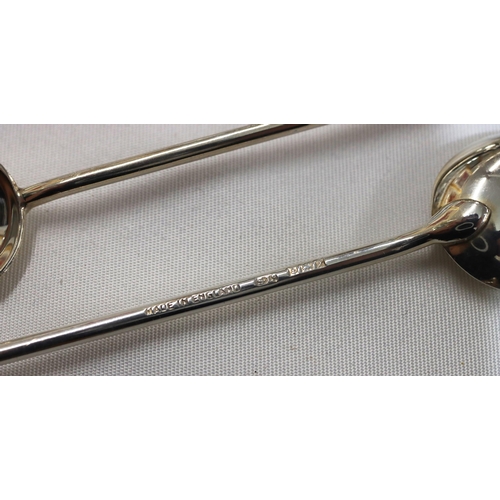 474 - A set of 6 Birmingham silver seal topped coffee spoons, marker's mark S Ltd., 1.9oz  (cased)