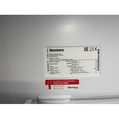 1414 - A Blomberg fridge freezer, KGM4513, 153cm high, 54cm wide, 57cm deep. This item is not held by PF Wi... 