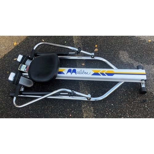 1001 - A Malibu LR44 Rower Computer rowing machine, 125cm long overall.