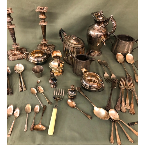 2021 - A large quantity of various silver plate.