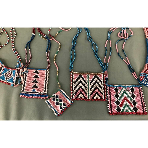 2025 - A quantity of various Native American style beadwork.