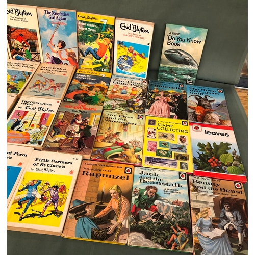 2057 - 30 Enid Blyton children's books and 10 Ladybird children's hard back books.